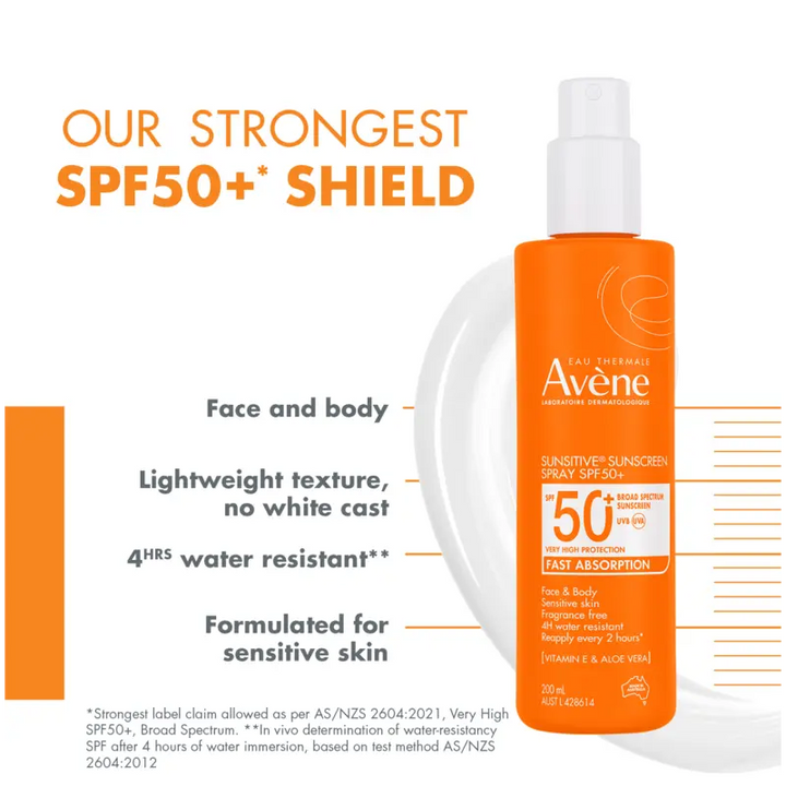 Avène Sunsitive® Sunscreen Spray SPF 50+