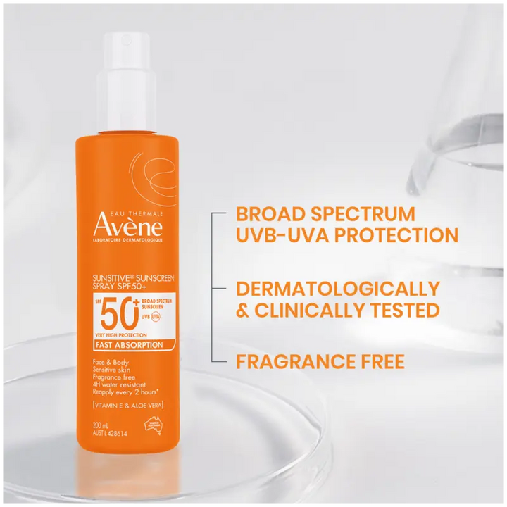 Avène Sunsitive® Sunscreen Spray SPF 50+